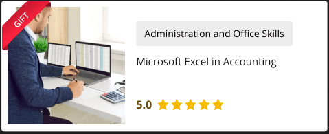 Microsoft Excel in Accounting Course for Free as gift with Microsoft Excel Level 3 Course