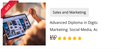 Advanced Diploma in Digital Marketing: Social Media, Ads & SEO for Free as gift with this course
