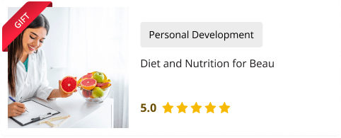 Diet and Nutrition for Beauty for Free as gift with this course