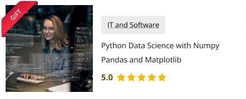 Python Data Science with Numpy Pandas and Matplotib(Gift Course)