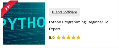 Python Programming Beginner to Expert (Gift Course)