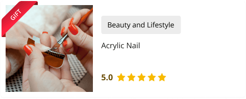 Acrylic Nail Training for Free as gift with this course