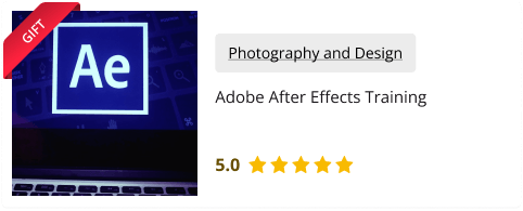 Adobe After Effects Training for Free as gift with this course