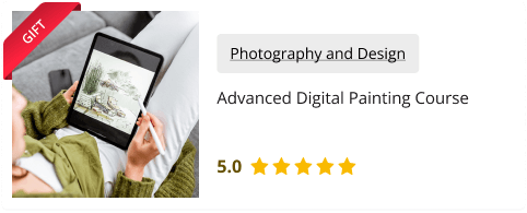 Advanced Digital Painting Course Training for Free as gift with this course