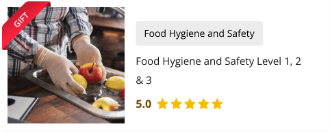 Food Hygiene and Safety Level 1, 2 & 3 Course for Free as gift with Food Hygiene and Safety Level 3 Course