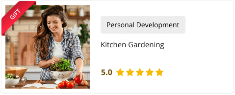 Kitchen Gardening Free Course included