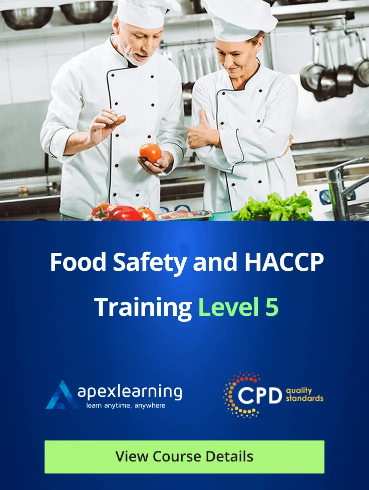 Food Safety and HACCP Training Level 5 Course
