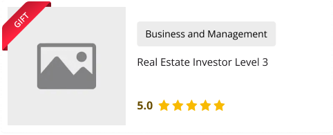 Real Estate Investor Level 3 for Free as gift with this course